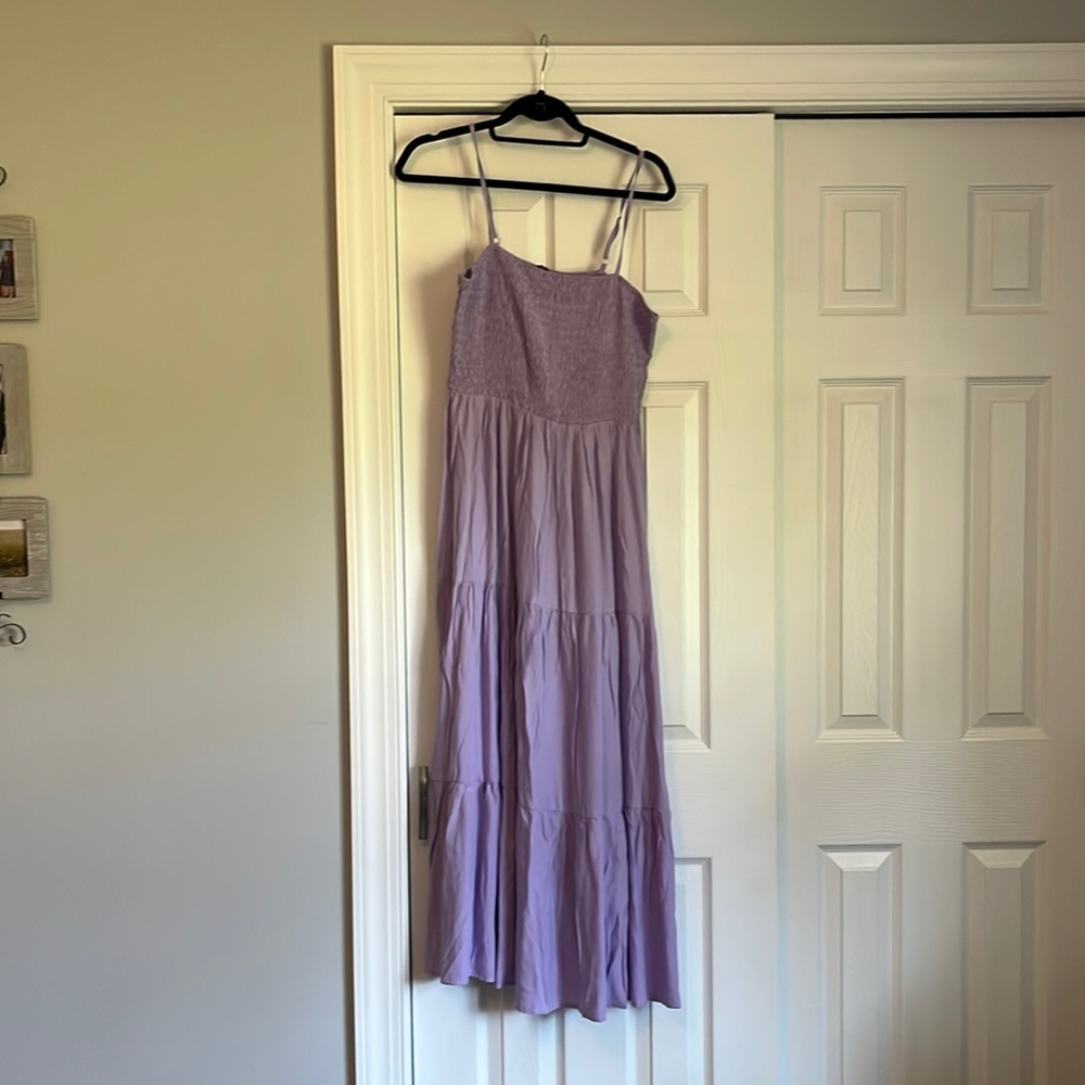 NEVER WORN M PrettyGarden light purple maxi dress